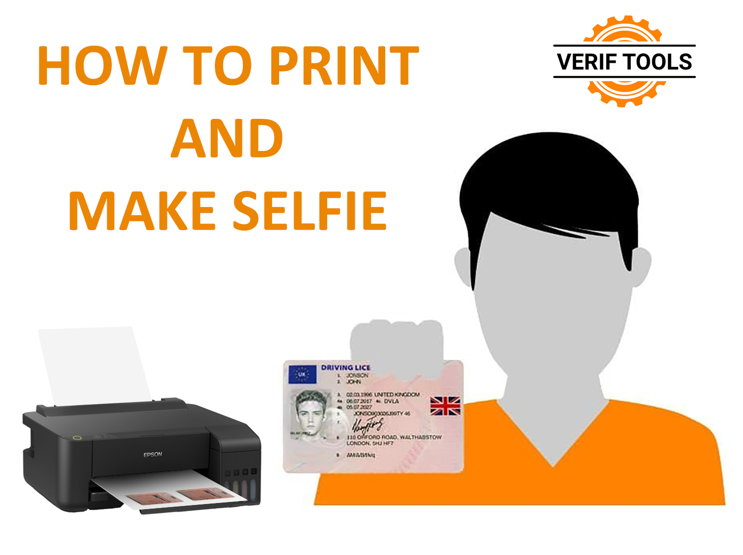 How to print and make selfie?